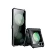 Xundo Clear Acrylic Case na Black Edges kwa Samsung Z Flip 6 - 1