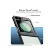Xundo Clear Acrylic Case na Black Edges kwa Samsung Z Flip 6 - 2