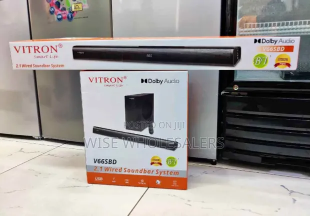 Vitron V66SBD 2.1 Wired Soundbar with Subwoofer - 1