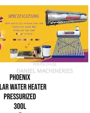 Phoenix DC 300L Pressurised Tube-Type Solar Water Heater
