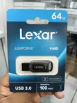 Lexar JumpDrive 64GB V400 USB 3.0 Flash Drive - Black - 1