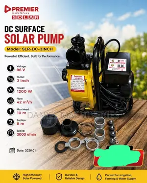 Premier SLR-DC 3-Inch Solar Surface Water Pump 96V 1200W