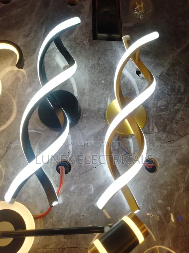 LED Spiral Linear Wall Sconce Indoor Lamp - 1