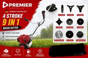 Premier 4-Stroke Brush Cutter with 9 Blades