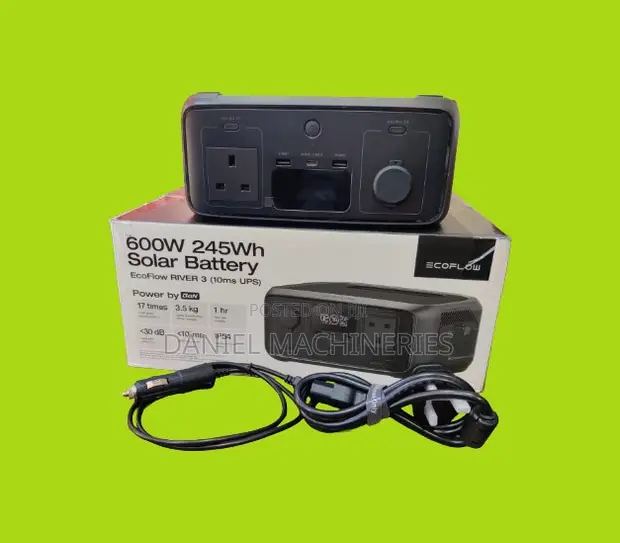 EcoFlow River 3 Portable Power Station 600W 245Wh UPS - 1