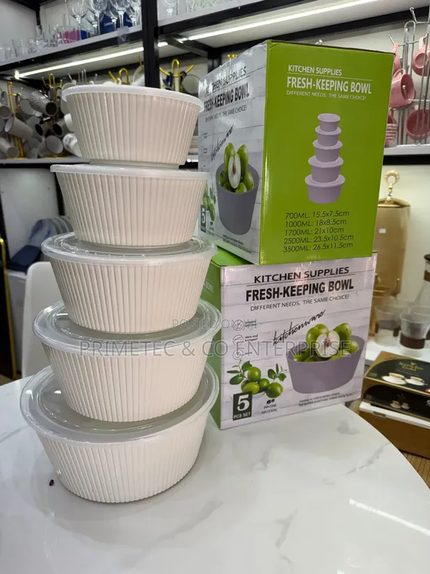 Set of 5 Fresh Keeping Bowls - 1