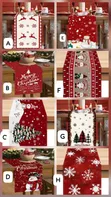 Christmas Snowman Gnome Table Runner 33x200cm - 2