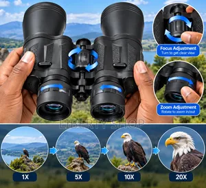 Outdoor Binoculars - Portable for Hiking, Camping & Travel
