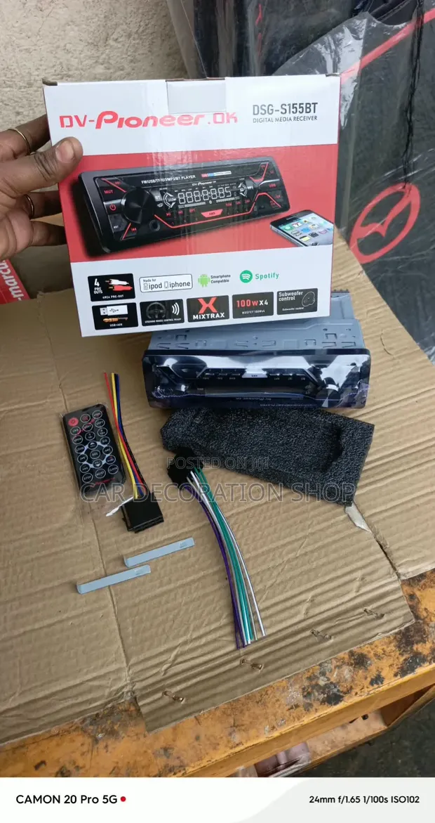 Pioneer Bluetooth Mp3 Car Stereo System - Mpya Kabisa - 1