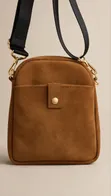 The Cocoa Ember Genuine Leather Crossbody Bag - 1