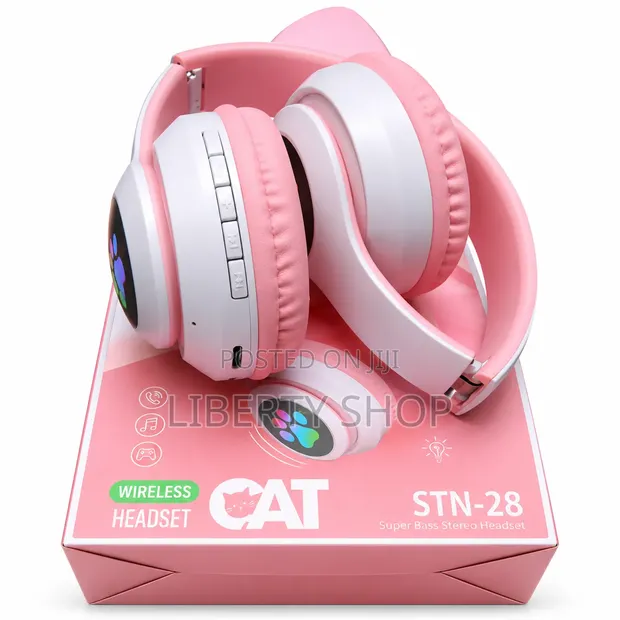 Headphones za Watoto za Kidini (Masikio ya Paka) - 1