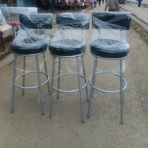 Stuli za Counter / Bar Stuli zenye Fremu ya Fedha