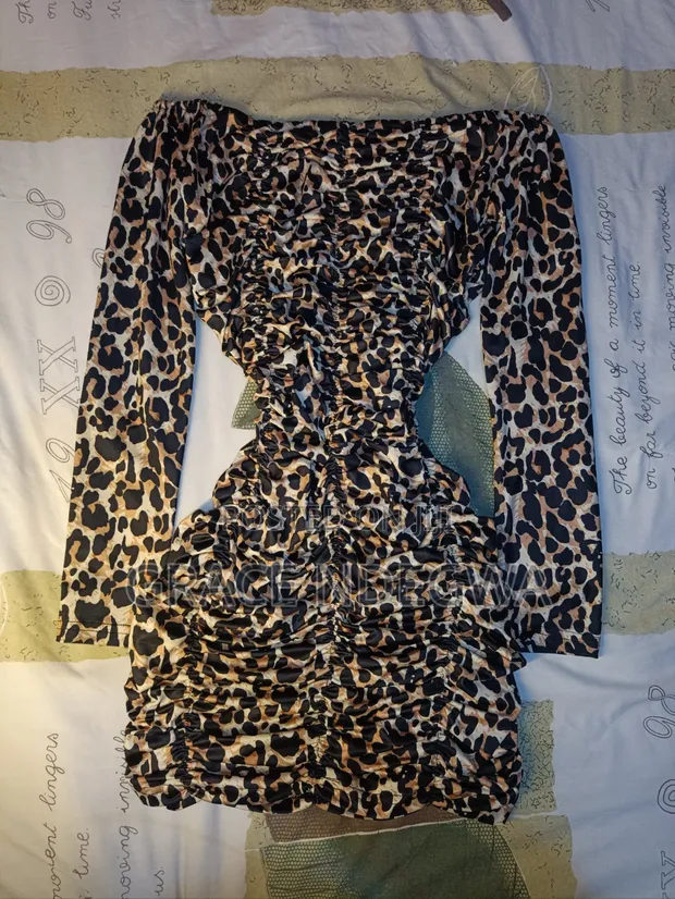 Medium Leopard Print Mini Dress - 1
