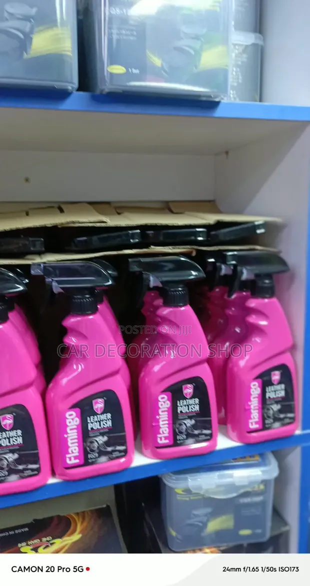 Flamingo Leather Polish - Restores Shine, Prevents Cracking - 1