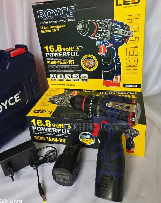 Royce 16.8V Brushless Cordless Drill - 1