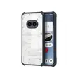 Xundo Anti-Yellowing Clear Acrylic Case na Black Edge kwa Nothing Phone 2a - 1