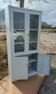 Boss Office Products Glass Door Filing Storage Cabinet - 2