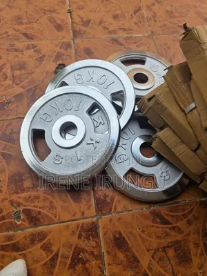 Olympic Barbell Plates - Firm Grip Gym Weights