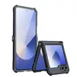 Anti-Yellowing Hard Acrylic Case with Black Edges for Samsung Z Flip 7 - 2