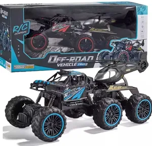 6-Wheel Off-Road RC Truck na Helikopta Inayoweza Kutenganishwa