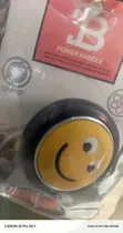 Universal Fit Yellow Smiley Power Handle Spinner Knob - 2