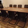 2 Meter Meeting Table with Metal Base - 3