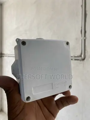 Sanduku la Adapta la Plastiki la PVC, Lipa Maji IP55