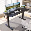 Imported Electric Height-Adjustable Desk - Black - 1