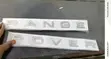 Range Rover Silver Hood & Trunk Letter Emblem Badge - 2