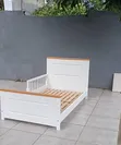 3x6 Wooden Bed Frame with Safety Rail - 2