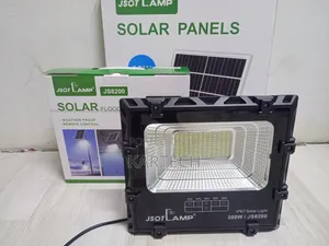 JSOT JS8200 200W IP67 Solar Floodlight yenye Remote