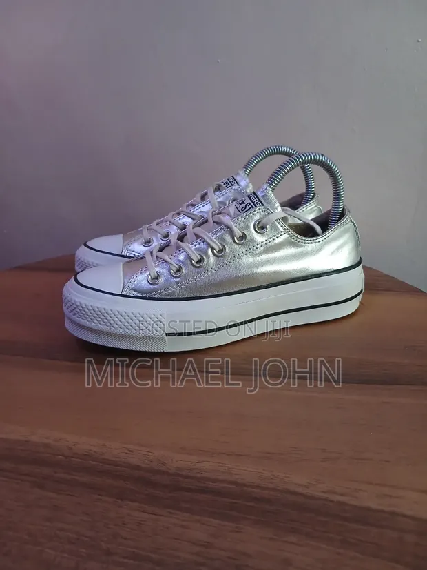 Converse All Stars Silver Sneakers - 1