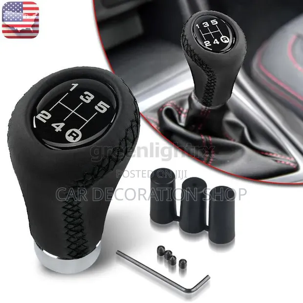 Kitufe cha Gear Manual 5-Speed - Mtindo wa Carbon Fiber - 1