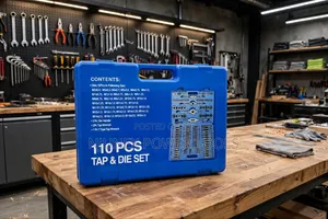Seti ya Tap na Die ya Vipande 110 (Metric)