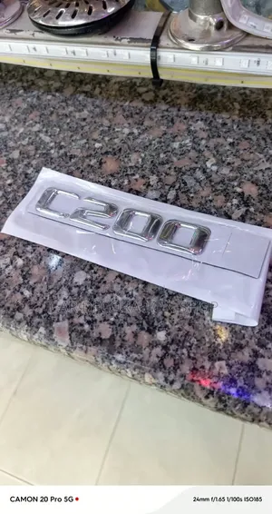 Nembo ya Mercedes C200 Shiny Chrome 3D ABS