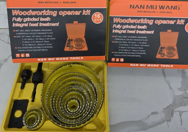 NAN MU WANG 16-Piece Woodworking Hole Saw Cutter Set - 1