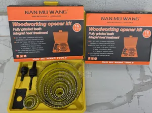 Woodworking Hole Saw Kit - 16 Pieces