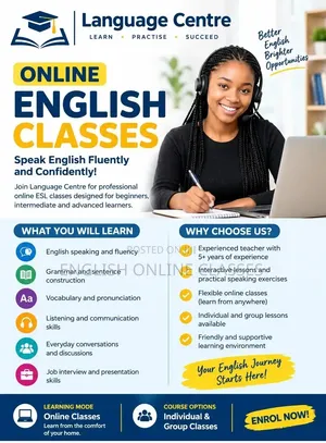 Online English Classes - Language Centre