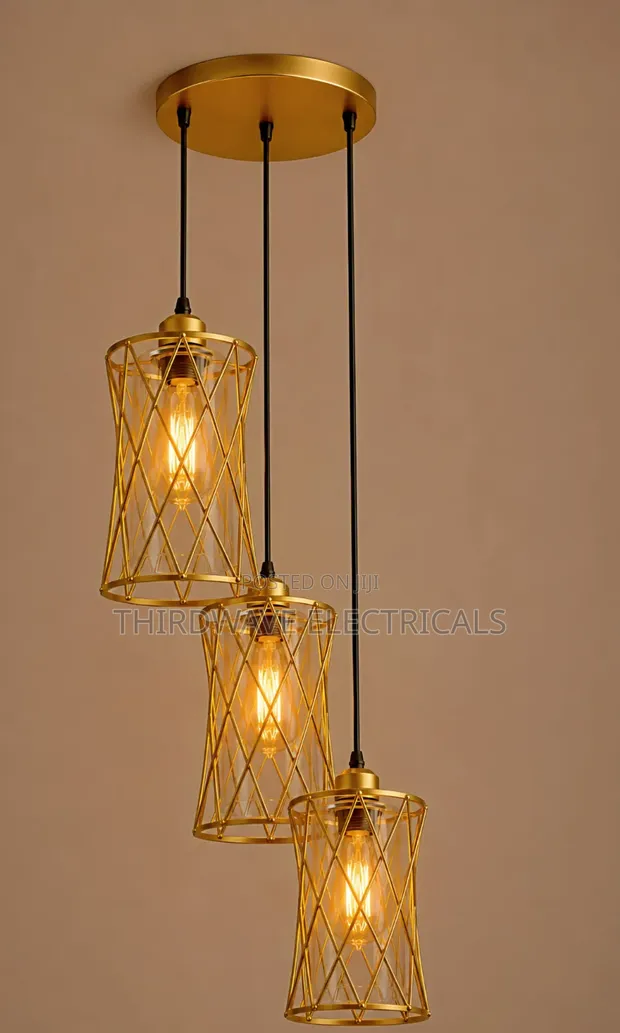 Ubora wa Kisasa 3-in-1 Mwangaza wa Jiometri wa Pendant - 1