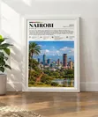 ARTIVO Town Wall Art with Frame - 1