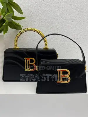 Stylish Beige 'B' 2-in-1 Handbag
