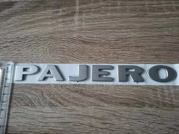 Mitsubishi Pajero Rear Trunk Badge (Stick-on) - 1