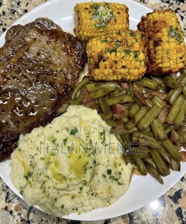Steak Feast na Viazi na Mboga - 1
