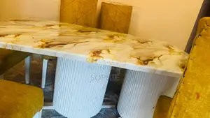 6 Seater Dining Set - Yellow