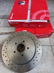 Genuine Brembo Performance Drilled Brake Discs for Subaru - 2