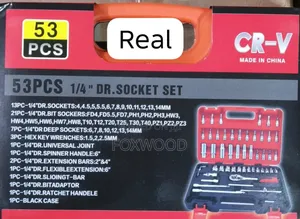 Ace 53pc 1/4" Drive Socket & Spanner Tool Set