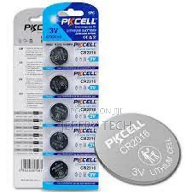 PKCELL CR2016 3V Lithium Coin Battery - 1