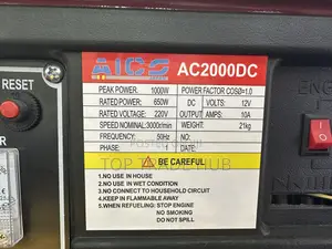 Aico Petrol Generator 1kW/1kVA Single Phase