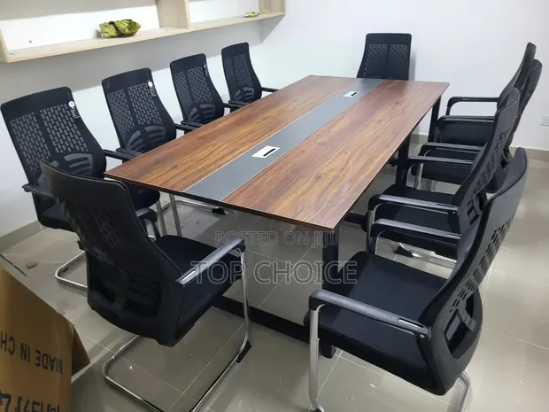 Modern Office Boardroom Conference Table - 1