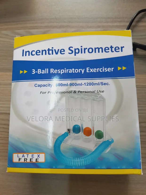 Incentive Spirometer 600ml/Sec - Kifaa cha Mazoezi ya Kupumua - 1